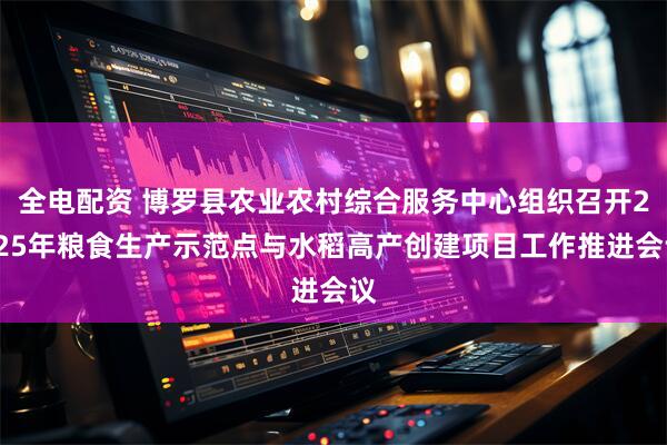 全电配资 博罗县农业农村综合服务中心组织召开2025年粮食生产示范点与水稻高产创建项目工作推进会议